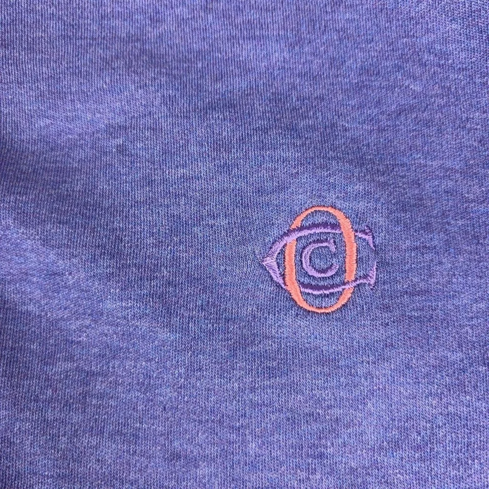 Peter Millar Oakmont Country Club Golf Vest Men's L Purple Full Zip Performance
